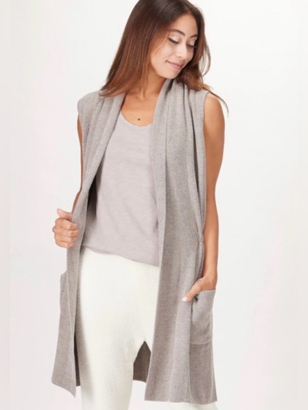 Barefoot Dreams CozyChic Ultra Lite Shawl Vest